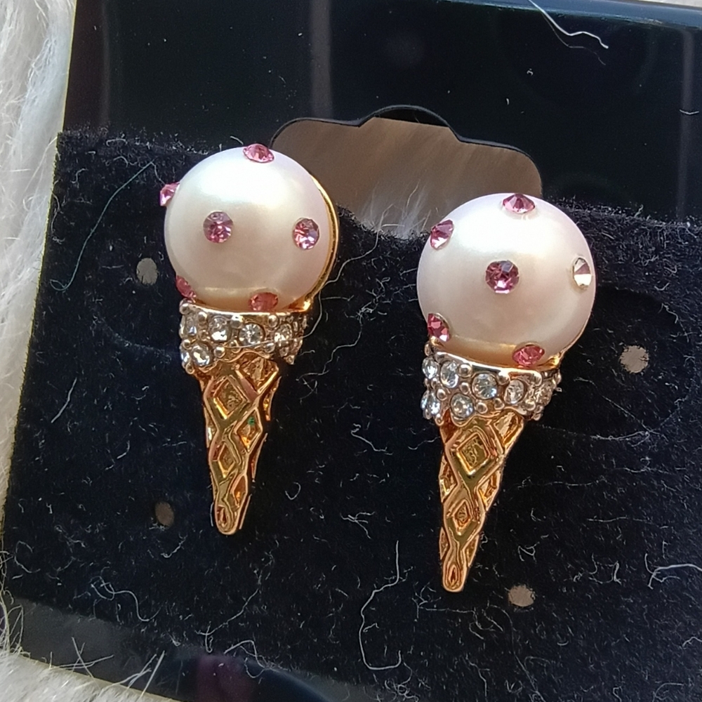 READ Kate Spade Carnival Nights Ice Cream Cone Earrings